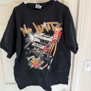 Vintage World of Outlaws Sprint car racing skidmark shirt